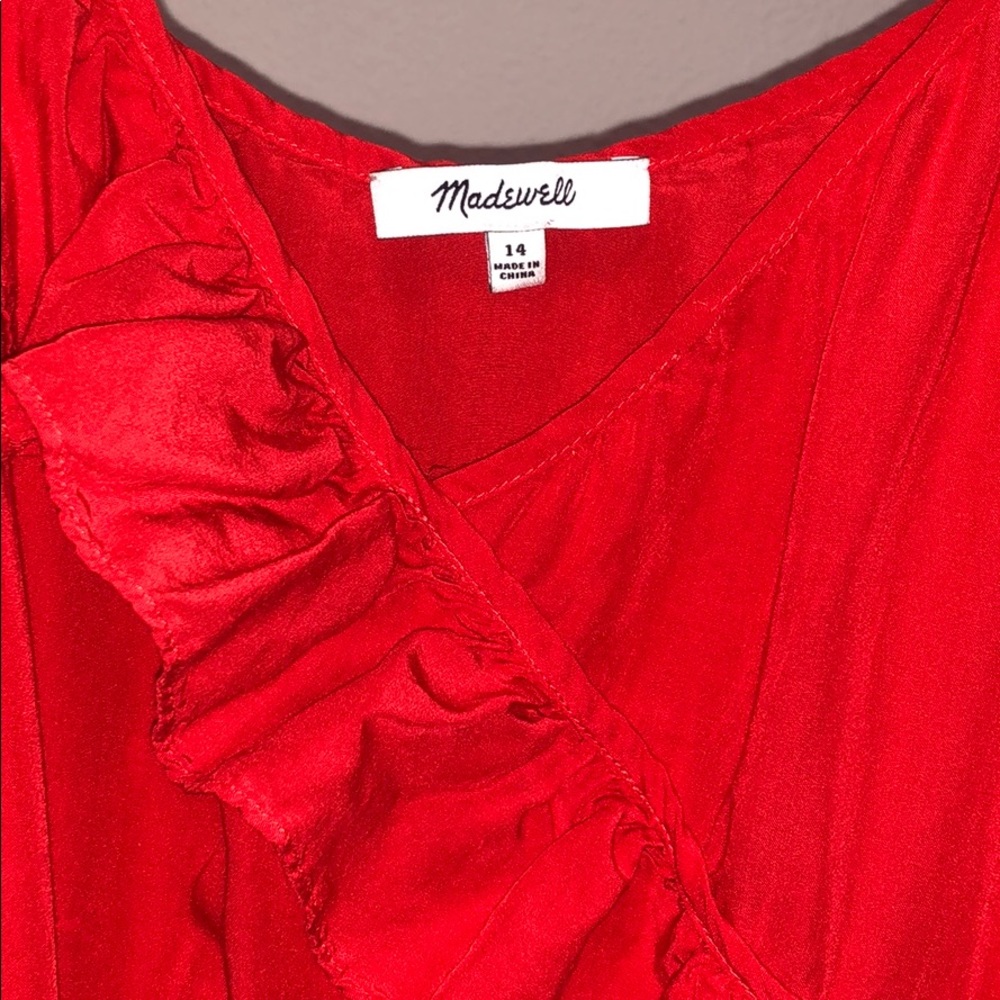 Madewell Burnt Orange Dress